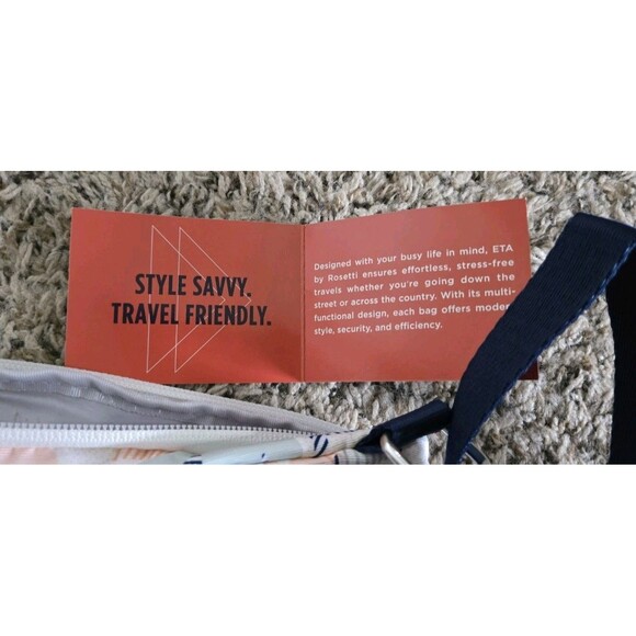 ETA Rosetti Everyday Travel Advent Havana Mid Crossbody Bag Sliced Floral Style - Picture 16 of 16